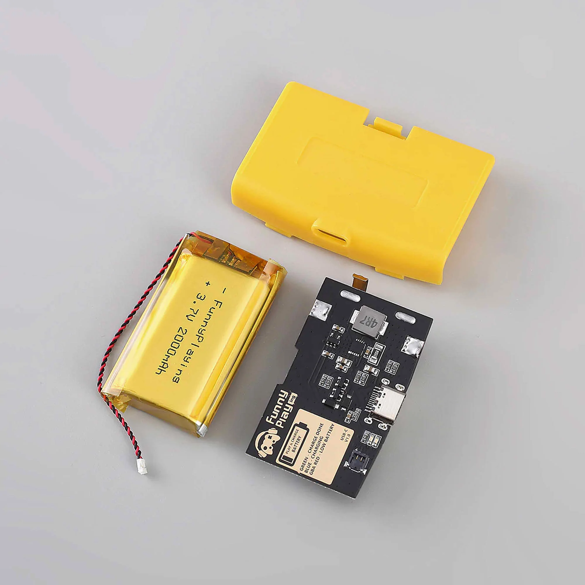 FunnyPlaying Game Boy Advance USB-C Rechargeable Battery mod - Image 11