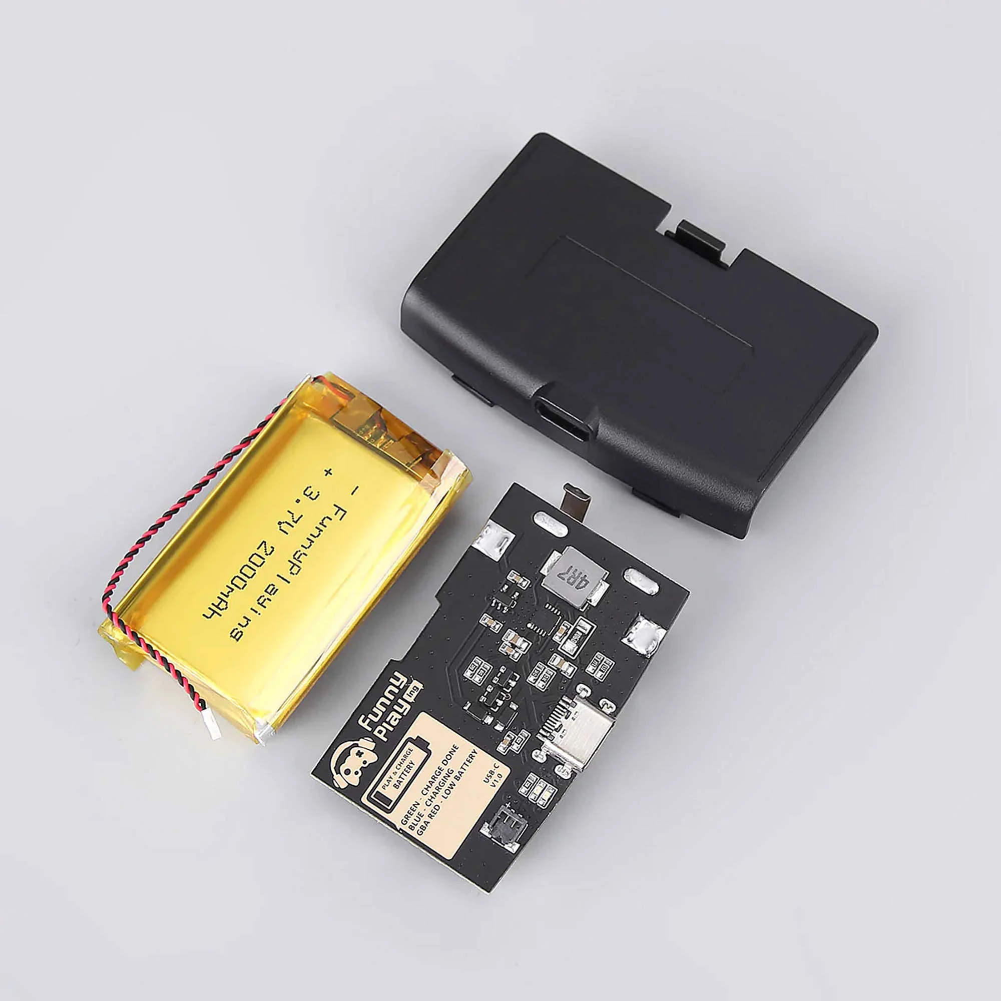 FunnyPlaying Game Boy Advance USB-C Rechargeable Battery mod - Image 17