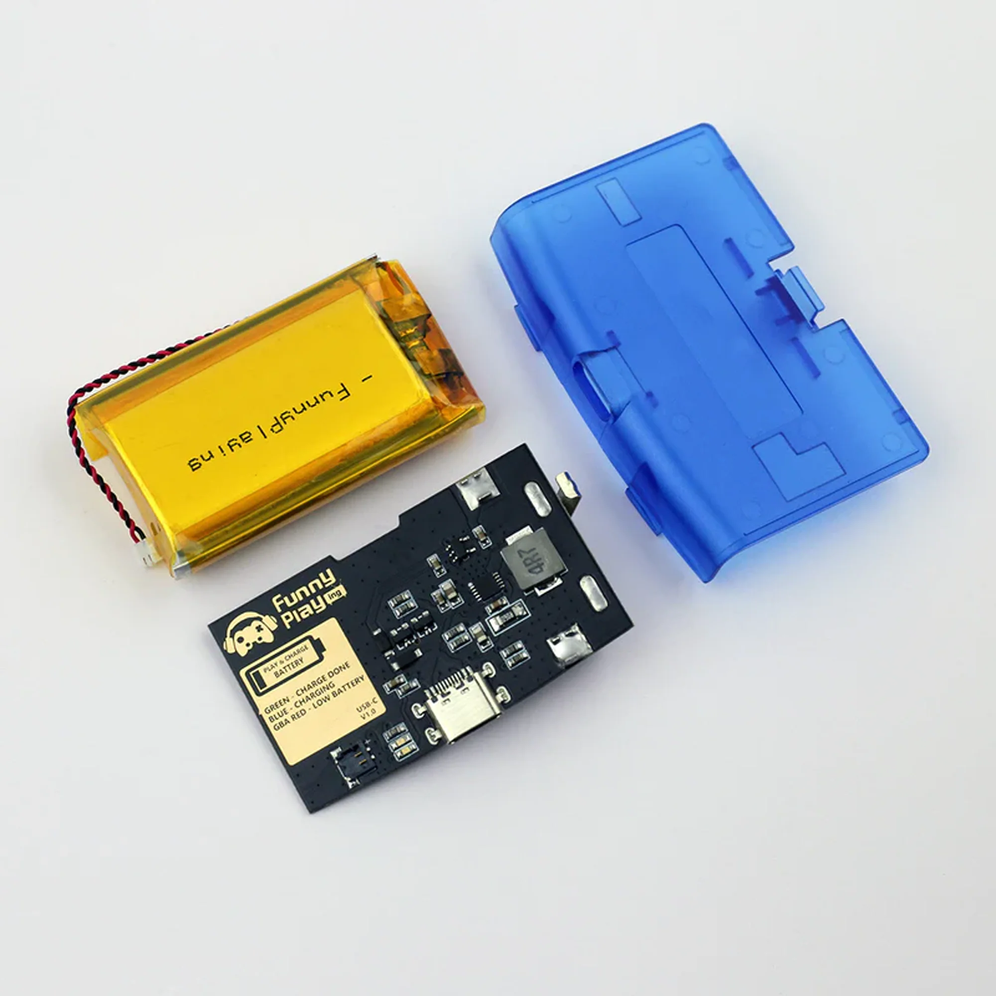 FunnyPlaying Game Boy Advance USB-C Rechargeable Battery mod - Image 23