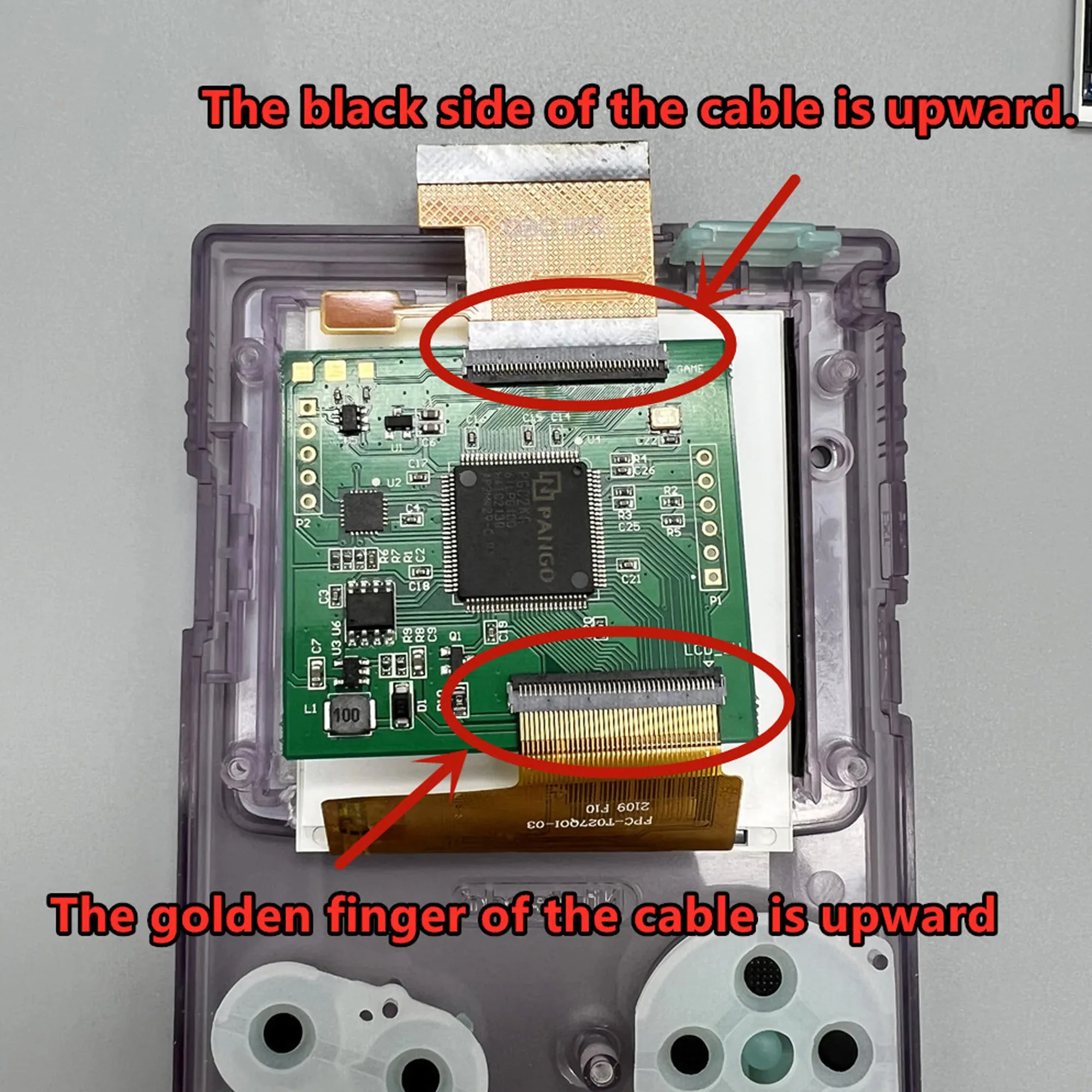 Game Boy Color 2.6" IPS High Brightness Backlight LCD Kit - Image 6