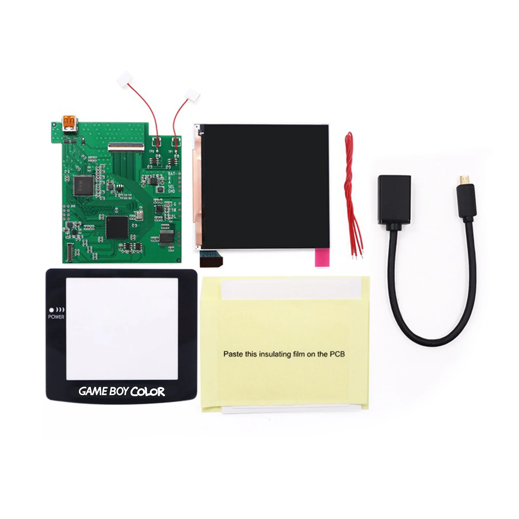 Game Boy Color IPS Backlight TV Version HDMI Out Mod - Hispeedido