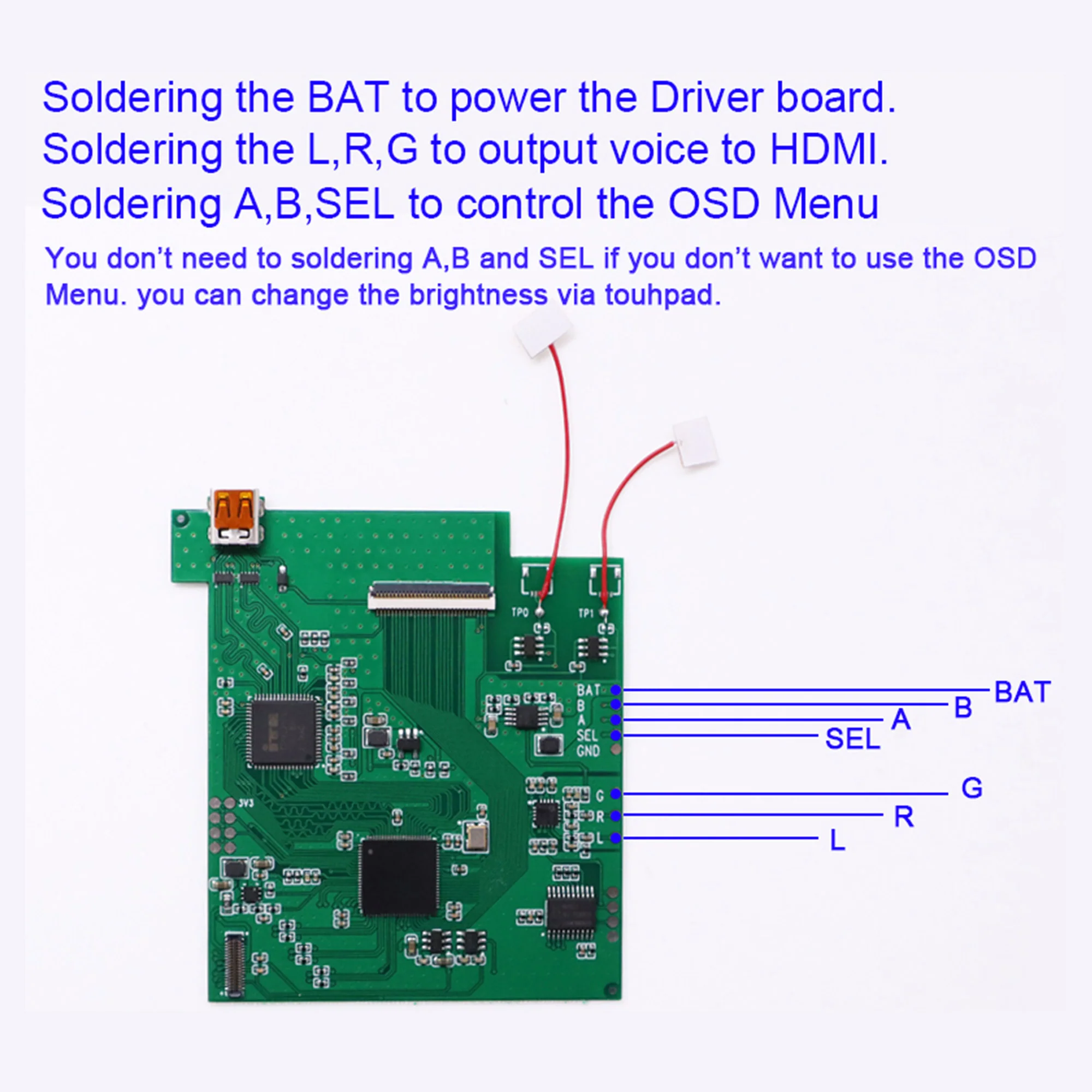 Game Boy Color IPS Backlight TV Version HDMI Out Mod - Hispeedido - Image 5