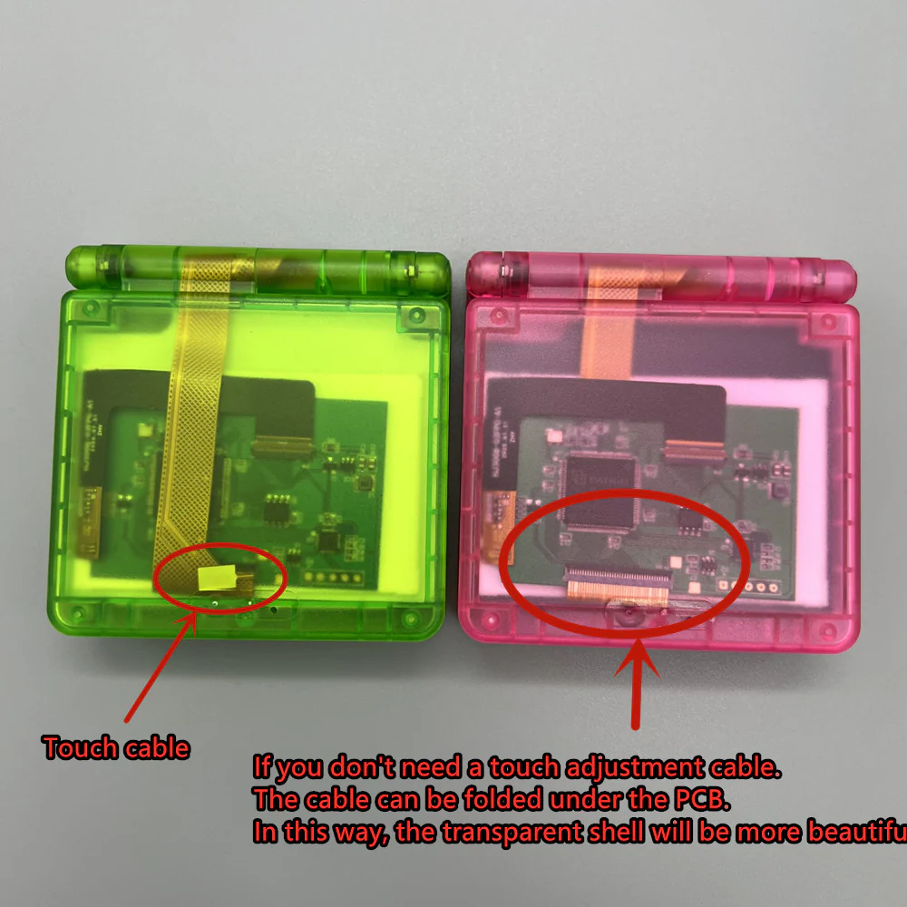 GBA SP Game Boy Advance SP Drop In Backlight Kit with Colored Lens Options - Image 5