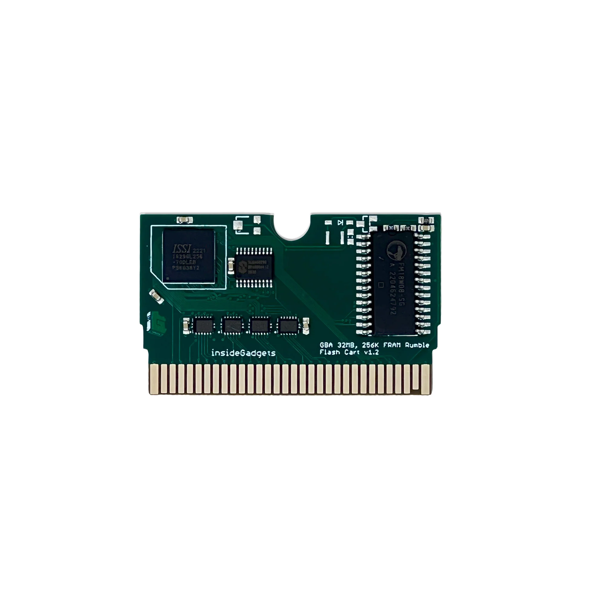 InsideGadgets GBA 32MB, 256Kbit FRAM Save, Flash Cart (Rumble Optional) - Image 3