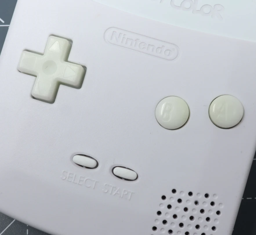 Game Boy Color Custom Aqua GITD Buttons - Image 3