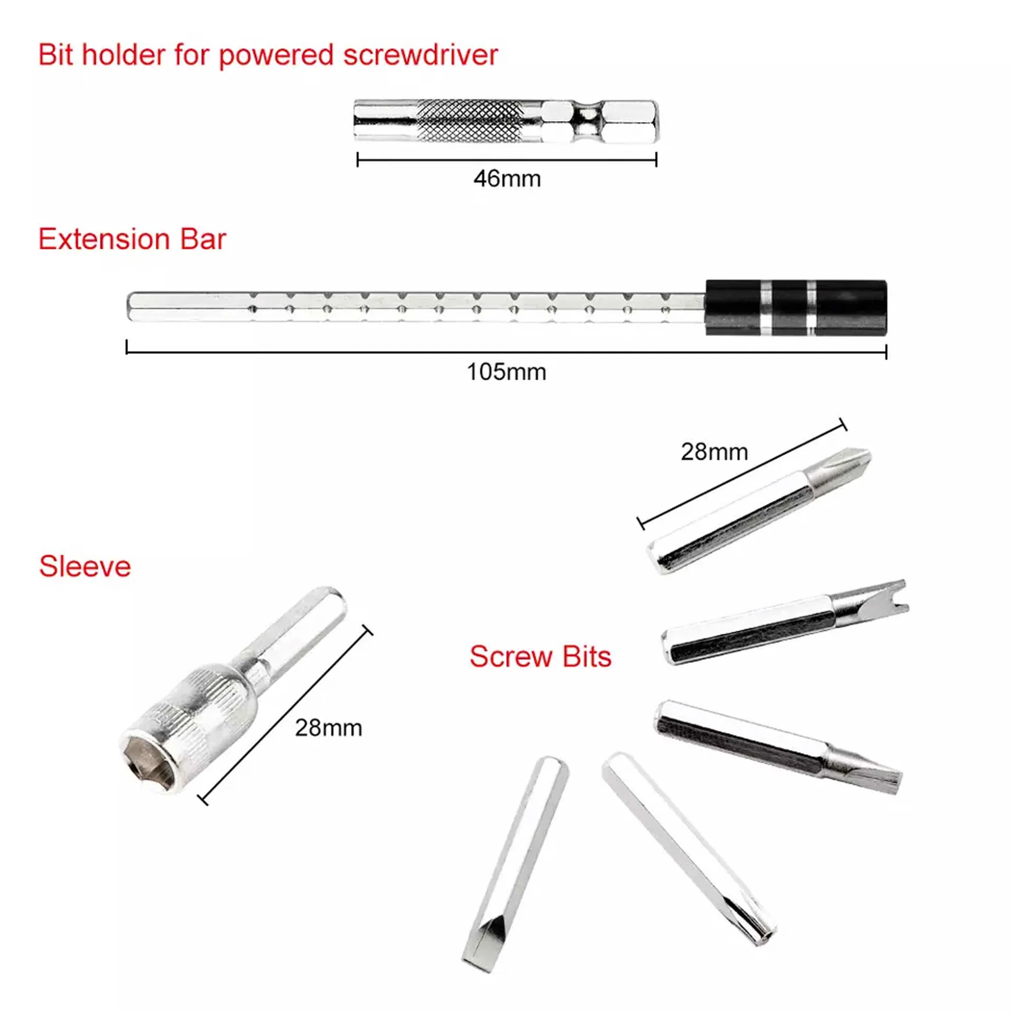 Multi-Purpose Precision Screwdriver S2 Bit Set 115pcs - Image 5