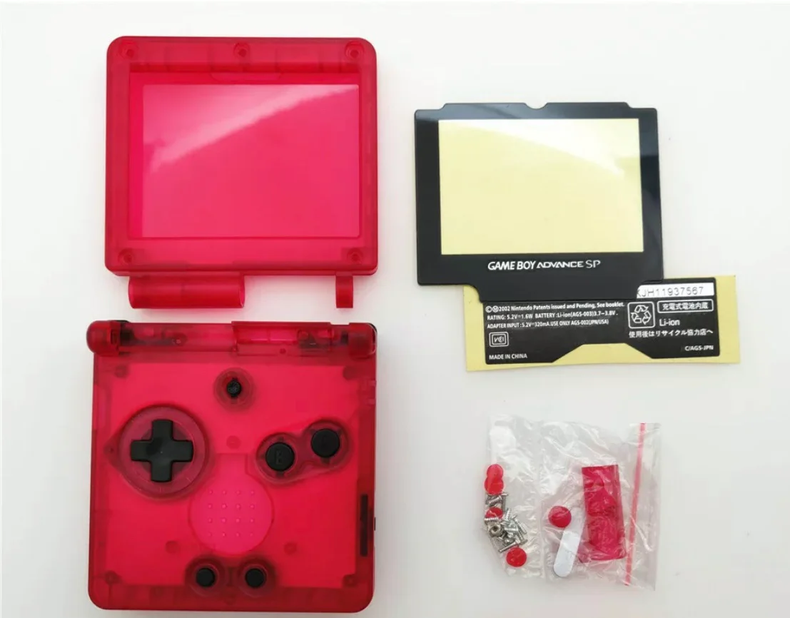 Nintendo Game Boy Advance SP Clear Housing/Shell - Image 4